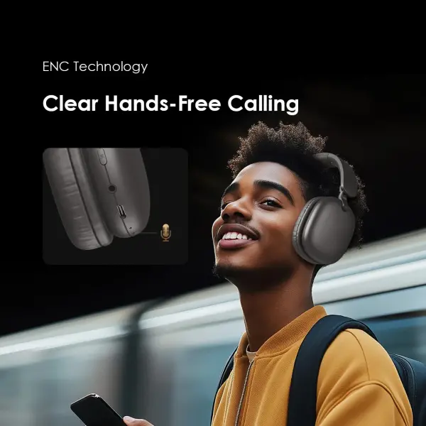 Oraimo BoomPop Lite – Foldable Wireless Bass Headphones