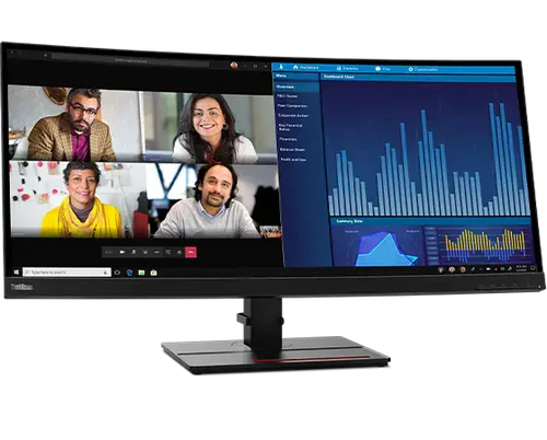 Lenovo ThinkVision P34w-20 – 34.1-inch Curved Ultra-Wide QHD Monitor (21:9)