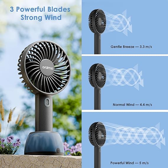 Oraimo DeskFan Mini – USB Rechargeable Cooling Fan