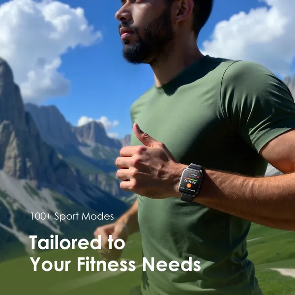 oraimo Watch 5N – 2.01" Smart Watch with HD Calling, IP68 (OSW-806N)