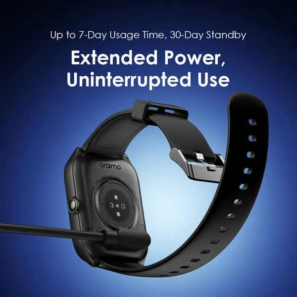 oraimo Watch 5N – 2.01" Smart Watch with HD Calling, IP68 (OSW-806N)