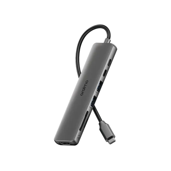 Oraimo PowerTrans USB-C Hub 7-in-1 Multi-Functional Adapter Docking Station (OUH-511)
