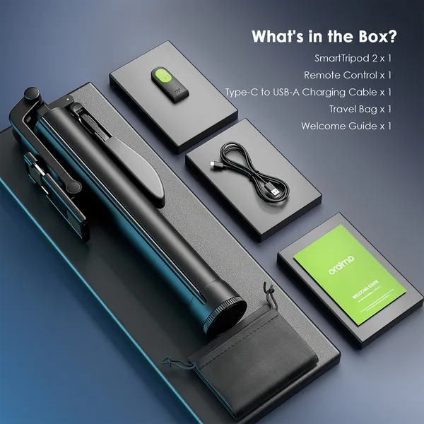 Oraimo SmartTripod 2 – 360° Tripod Gimbal Stabilizer for Smartphone (OLS-201A)