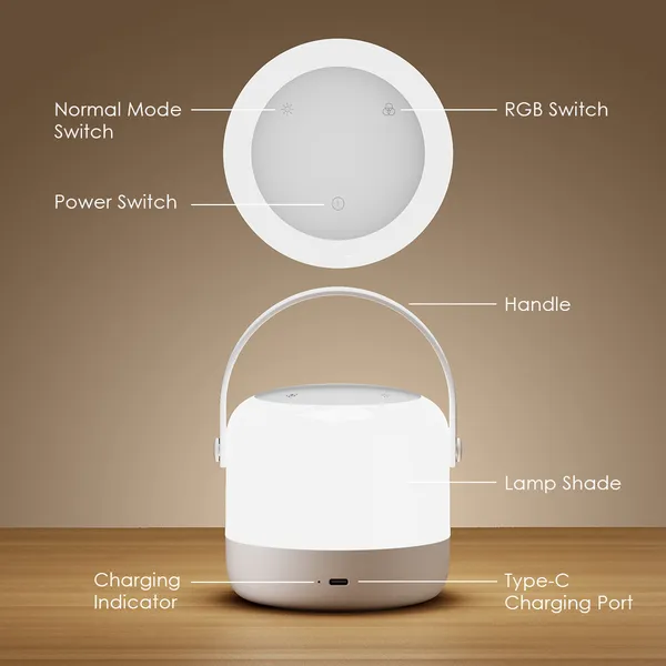 oraimo SmartLamp Go 4.5W RGB Night Light