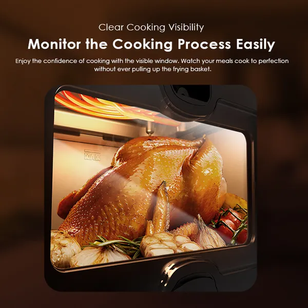 oraimo SmartAirFryer 1500W Cooking Visible Smart Air Fryer – 5L