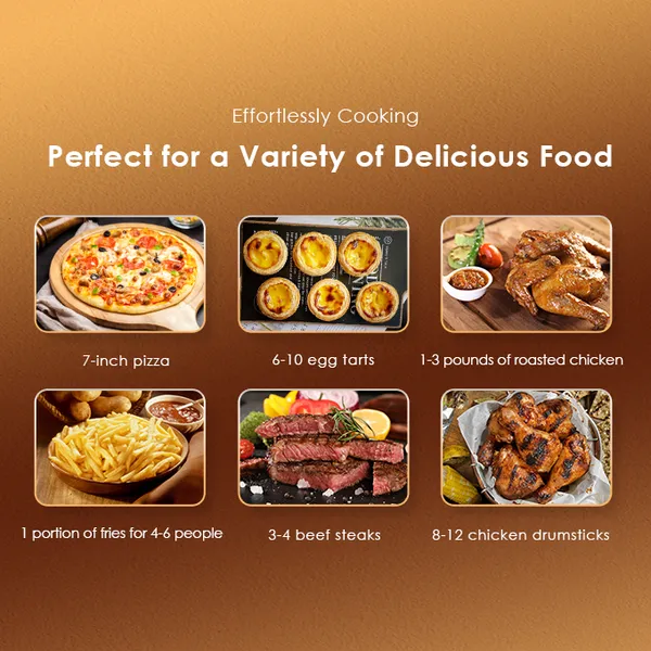 oraimo SmartAirFryer 1500W Cooking Visible Smart Air Fryer – 5L