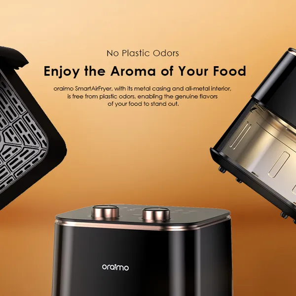 oraimo SmartAirFryer 1500W Cooking Visible Smart Air Fryer – 5L
