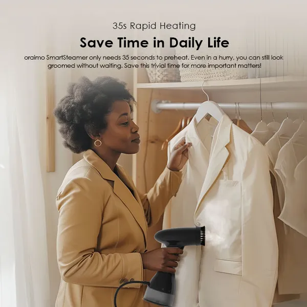 oraimo SmartSteamer 1500W Handheld Garment Steamer