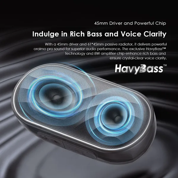 Oraimo SpaceBox 8W FM Wireless Speaker (OBS-382)