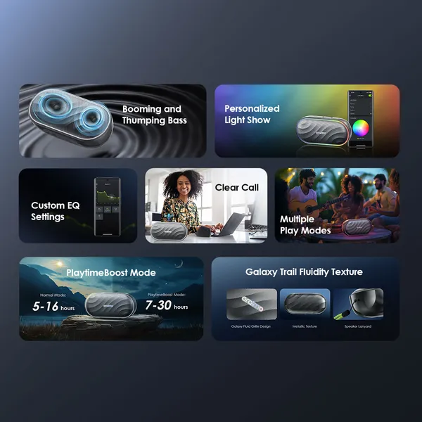 Oraimo SpaceBox 8W FM Wireless Speaker (OBS-382)