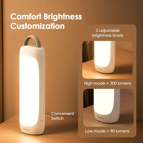 Oraimo LumiGo 300 Lumens Emergency Light – 2PCS (OEL-201A)