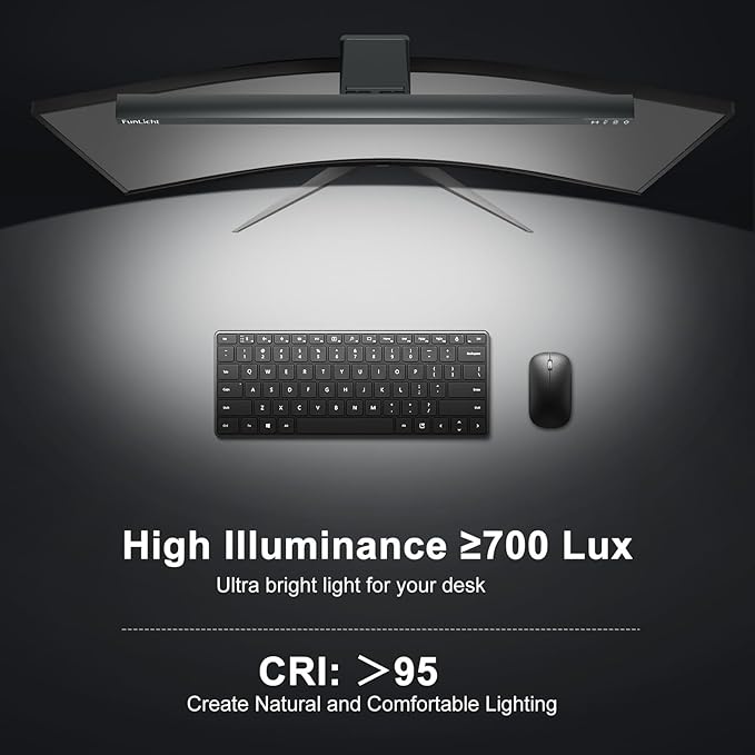Computer Monitor Light Bar – Auto On/Off Eye-Caring Screen Lamp (Funlicht)