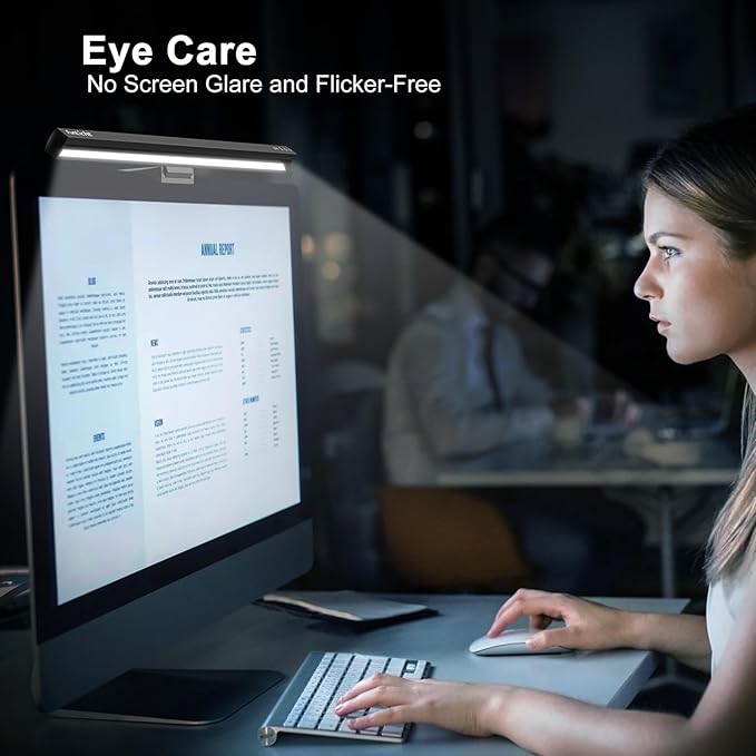 Computer Monitor Light Bar – Auto On/Off Eye-Caring Screen Lamp (Funlicht)