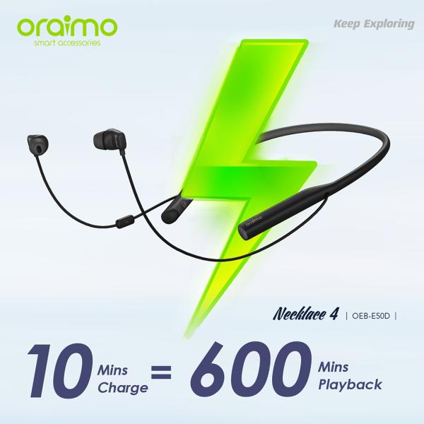 oraimo Necklace 4 ENC Wireless Neckband Earphone
