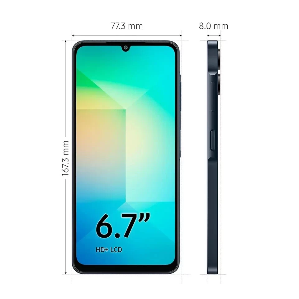 Samsung Galaxy A06 (2024) – 128GB, 4GB RAM, Unlocked Android Smartphone