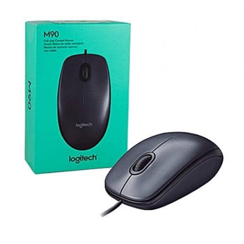 Logitech M90 Wired Mouse – Reliable & Smooth Navigation