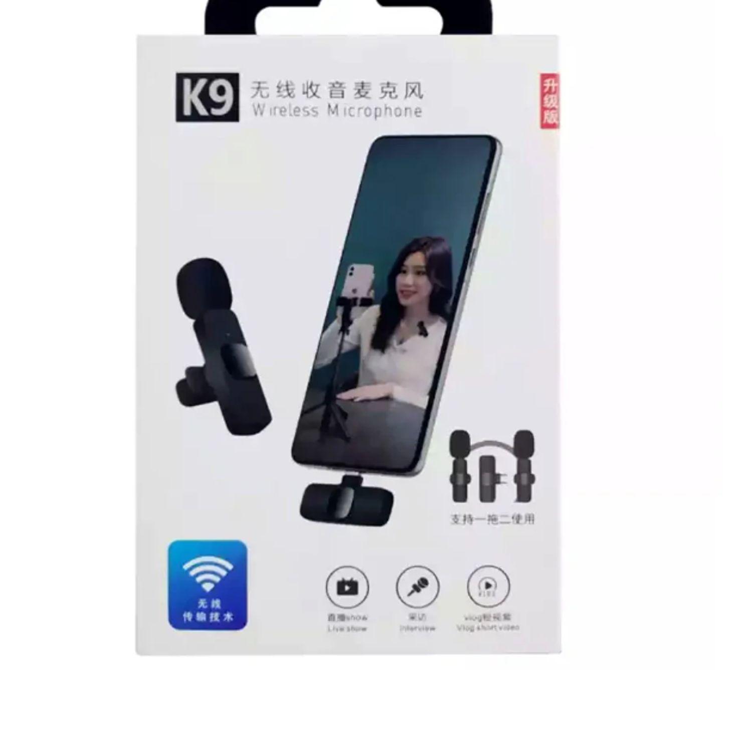 K9 Wireless Lavalier Microphone – Built-in Noise Reduction