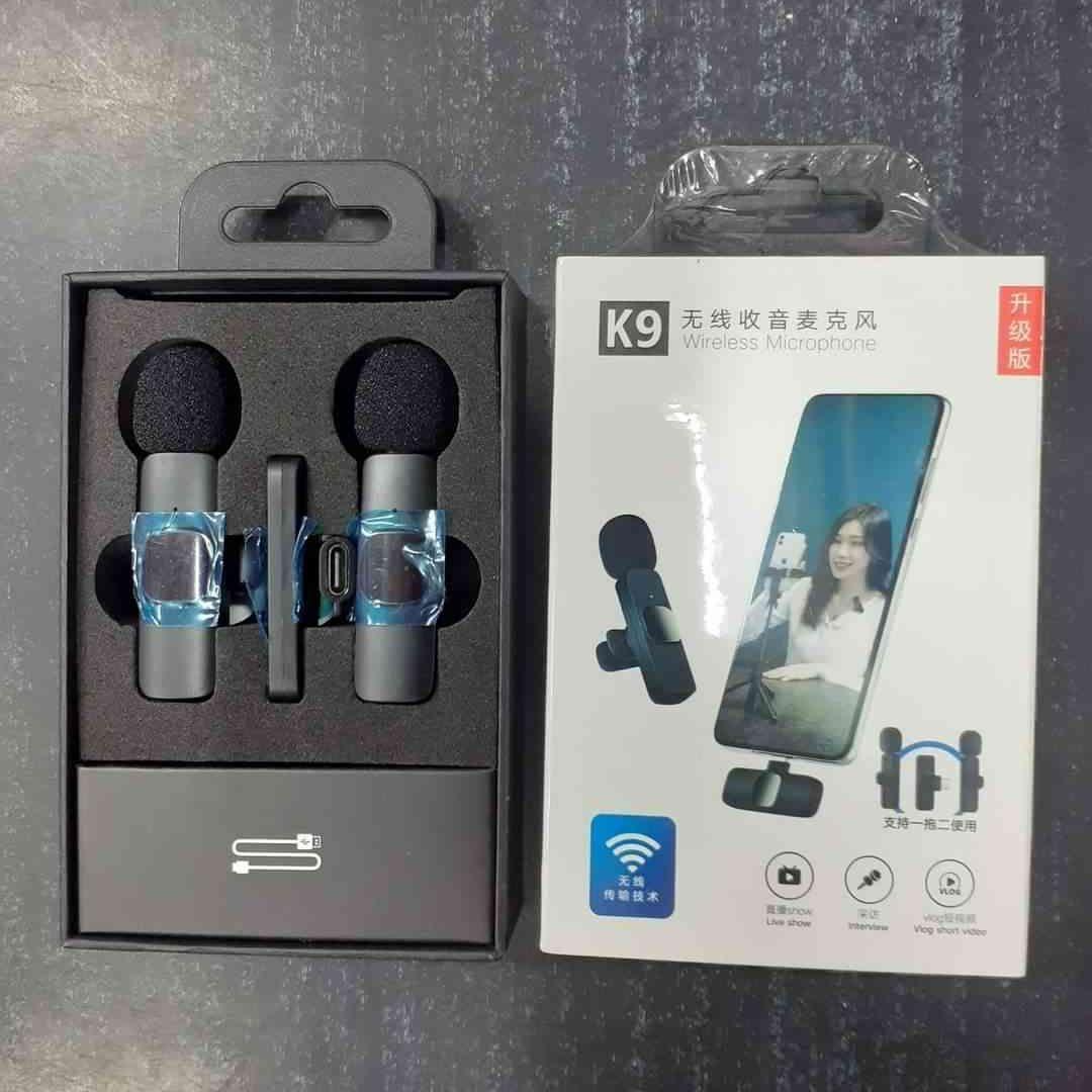 K9 Wireless Lavalier Microphone – Built-in Noise Reduction